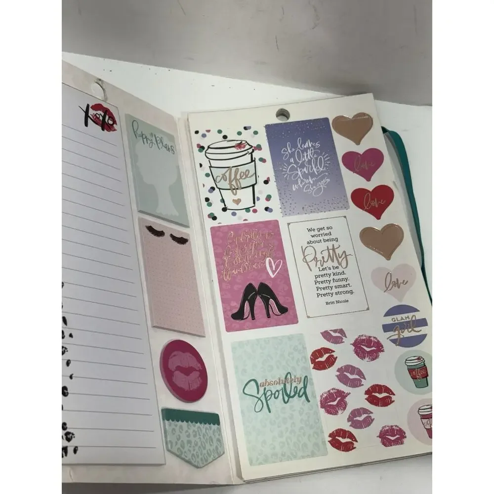 MAMBI The Happy‎ Planner GLAM GIRL Accessory Book - 636 Pieces NEW Read Descript